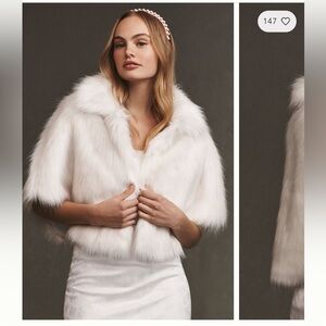 Bridal cape from BHLDN brand new